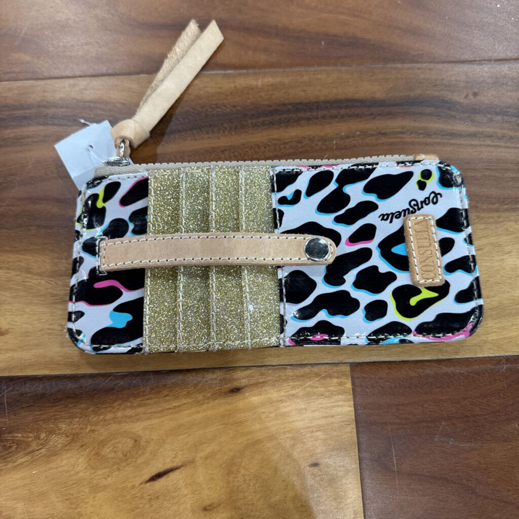 CONSUELA,CONSUELA LEOPARD WALLET ,MULTI