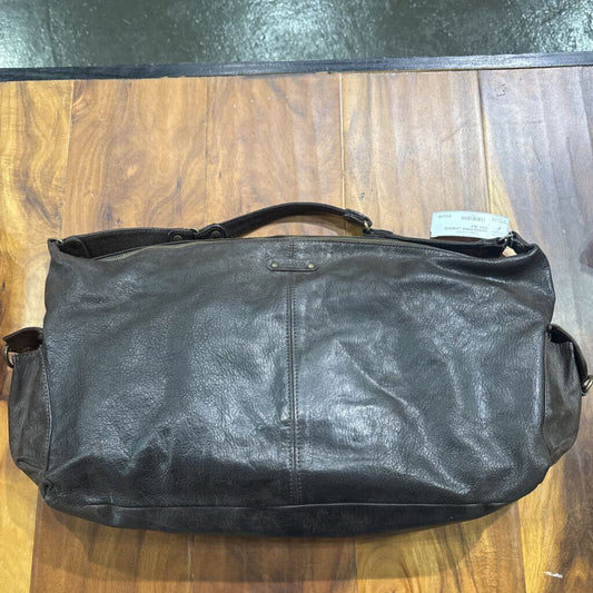 ABACO PARIS LAMBSKIN BAG ,BLK
