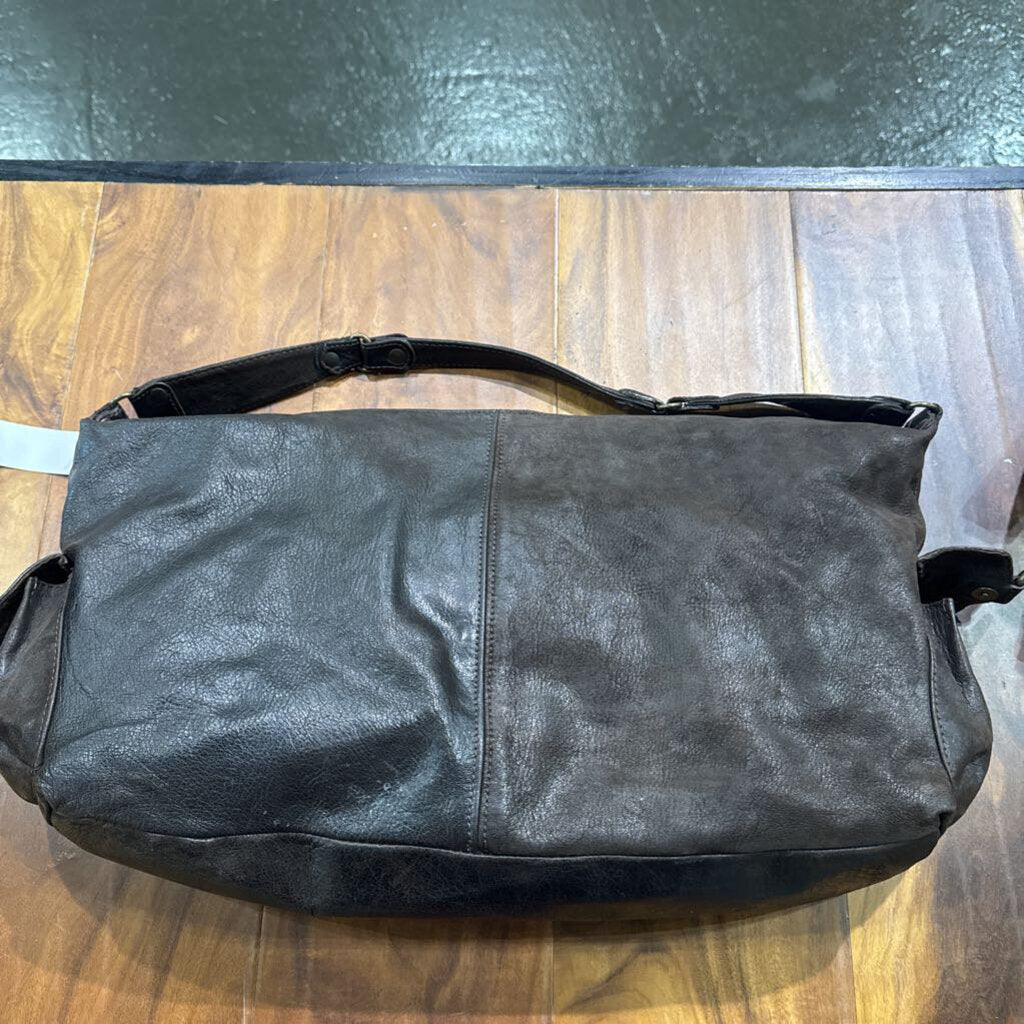 ABACO PARIS LAMBSKIN BAG ,BLK