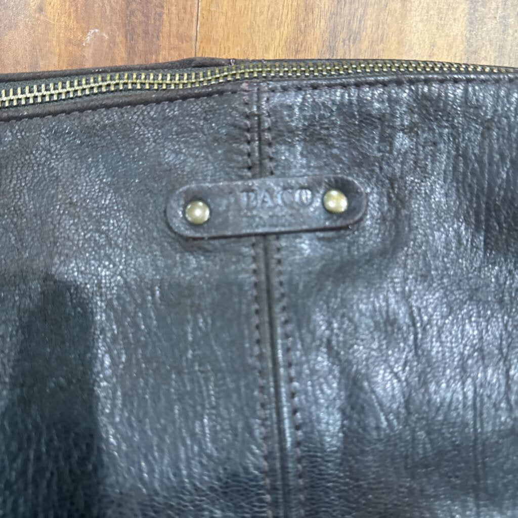 ABACO PARIS LAMBSKIN BAG ,BLK