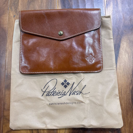 PATRICIA NASH,PNASH LEATHER CLUTCH ,brown
