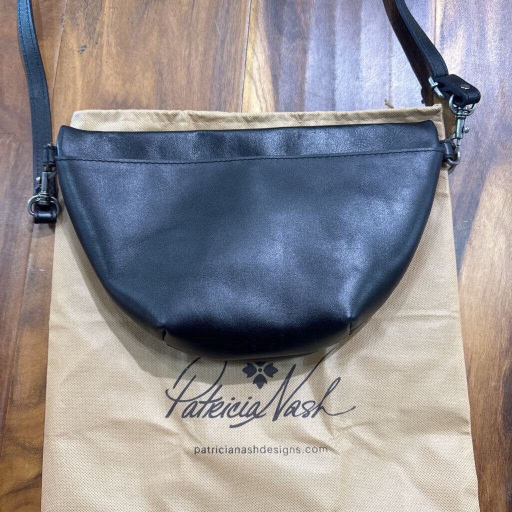 PATRICIA NASH,PNASH LEATHER BELT BAG ,BLK