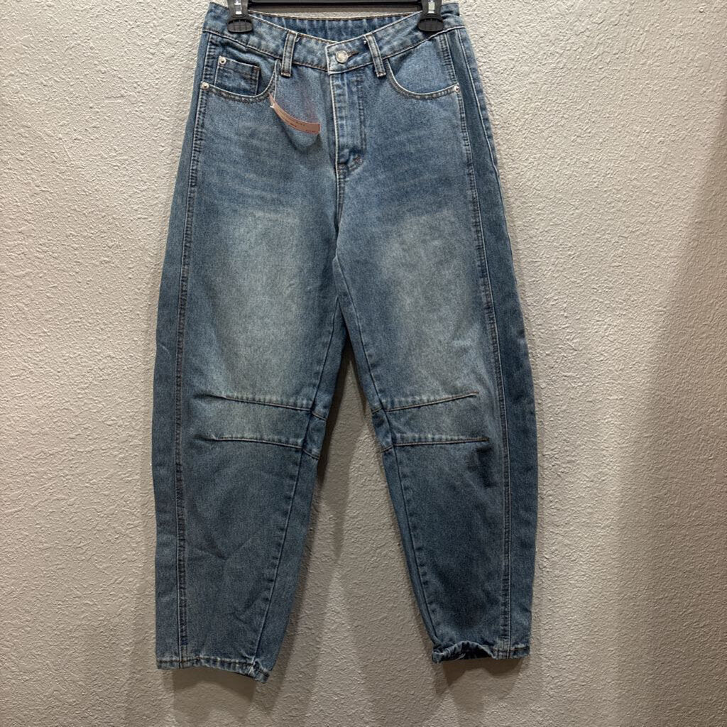 DENIM BARREL,BLUE,S