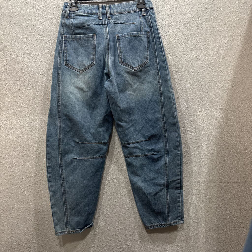 DENIM BARREL,BLUE,S