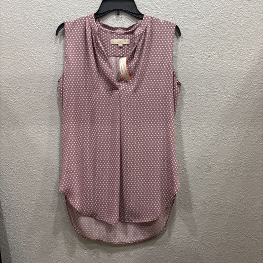 LOFT,SLEEVELES TANK TOP,MAROON,S