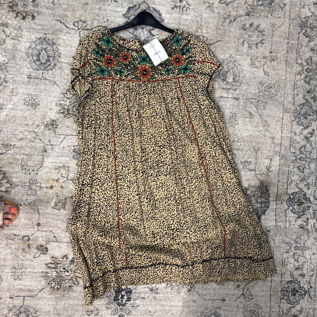 DOUBLE D RANCH,*LEOPARD EMBROIDERY,LEOPARD,XL