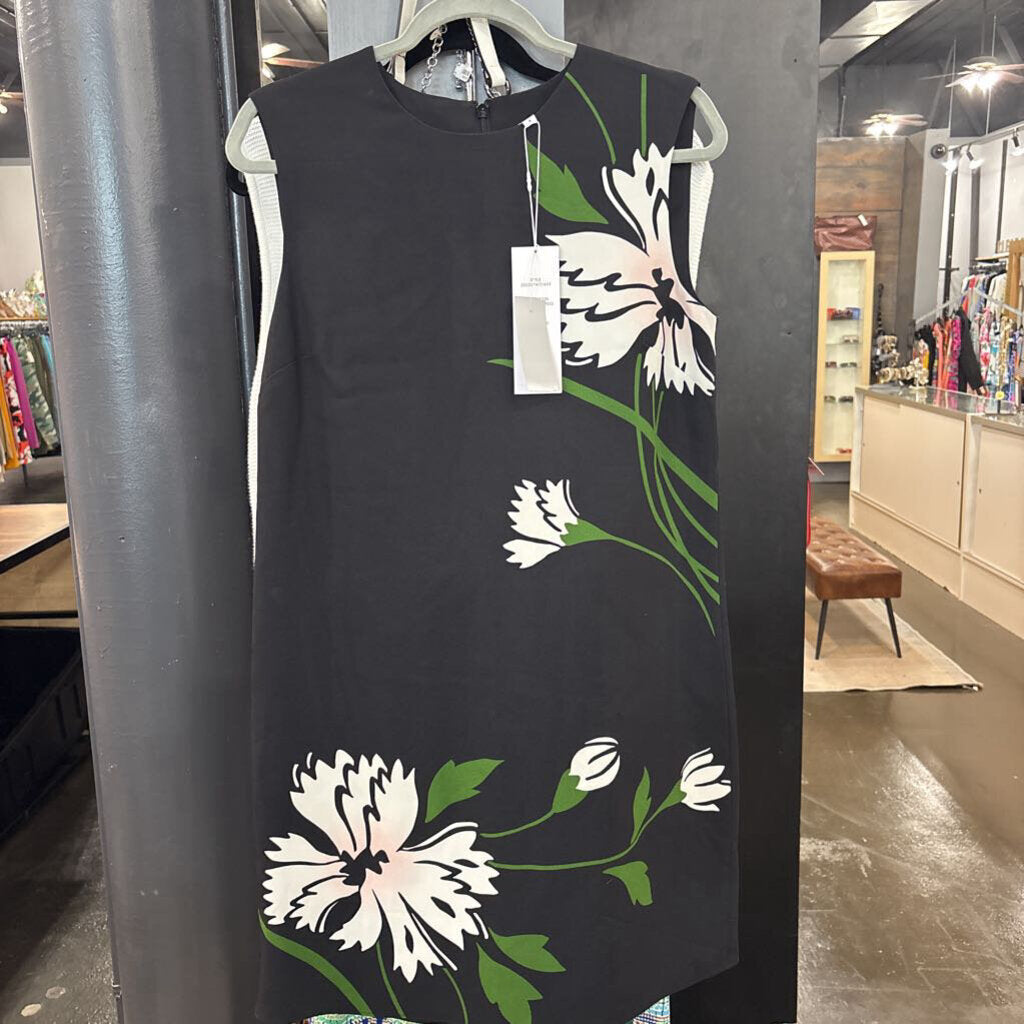 VERONICA BEARD,*NWT TANK FLOWER DRESS,NAVY,8