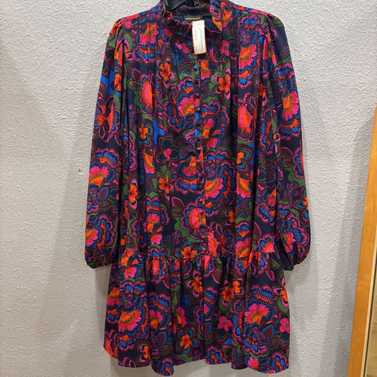 SUGAR LIPS,FLORALRUFFLE DRESS,MULTI,M