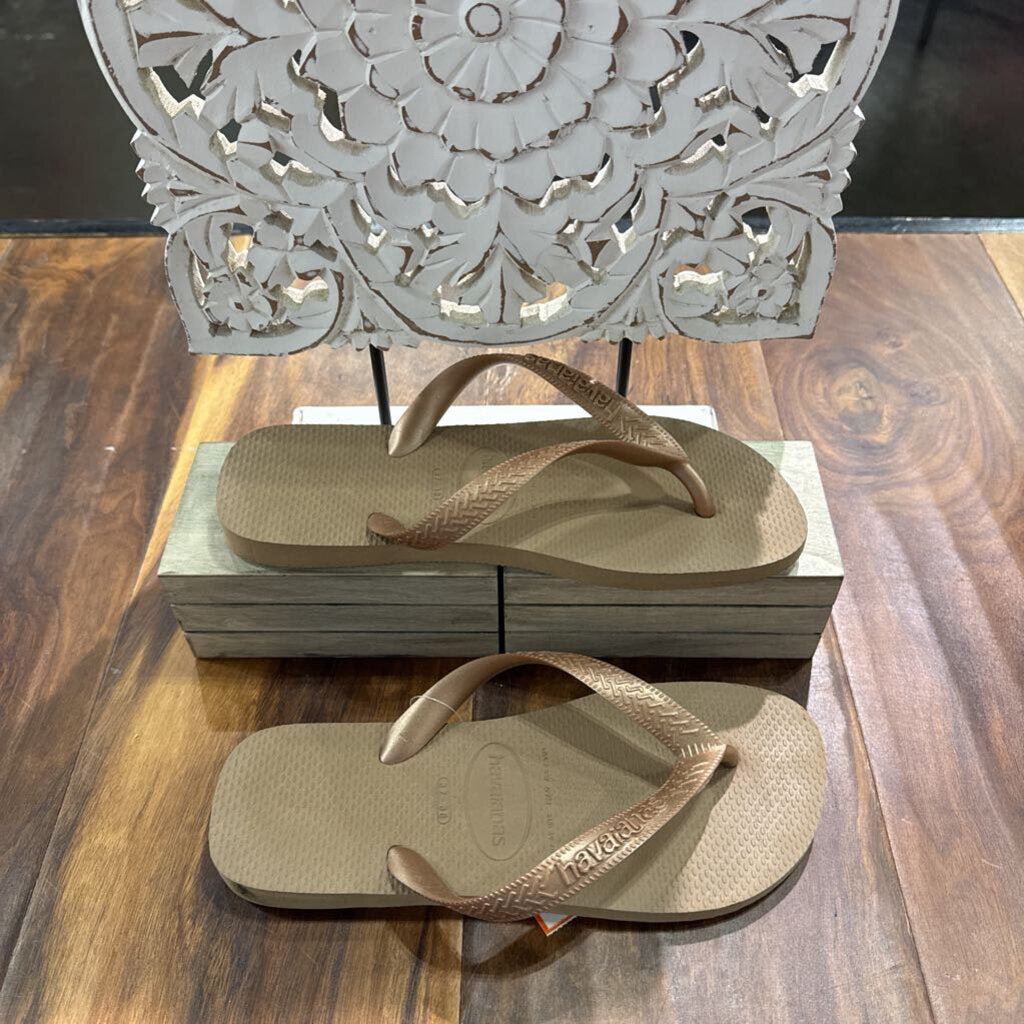 HAVAIANAS,FLIP FLOP,COPPER,7