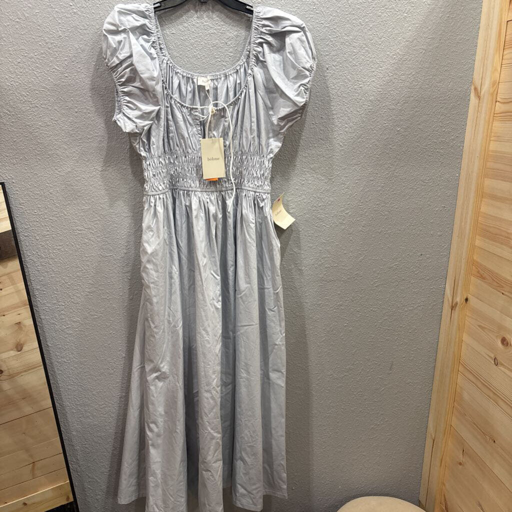 BOHME,NWT BOHO DRESS,LIGHT BLUE,XL