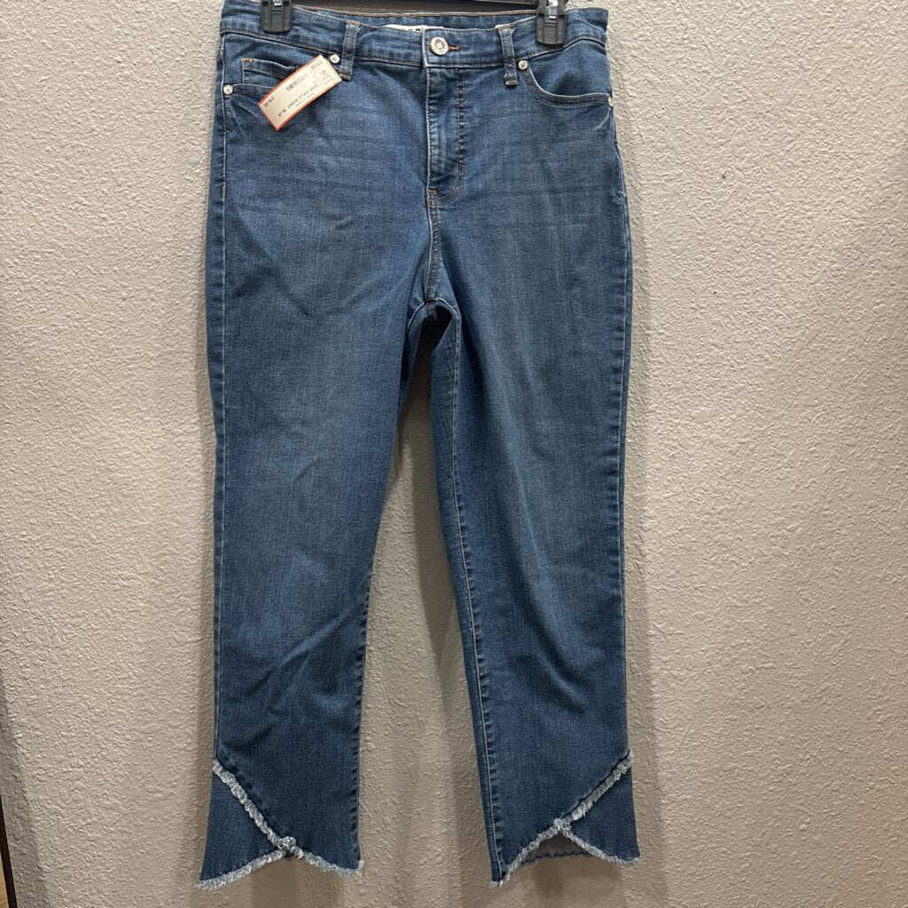 CODE BLEU,DENIM ANKLE SKINNY ,BLUE ,8