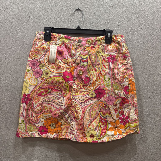 CROFT BARROW,PATTERNED SKORT ,MULTI