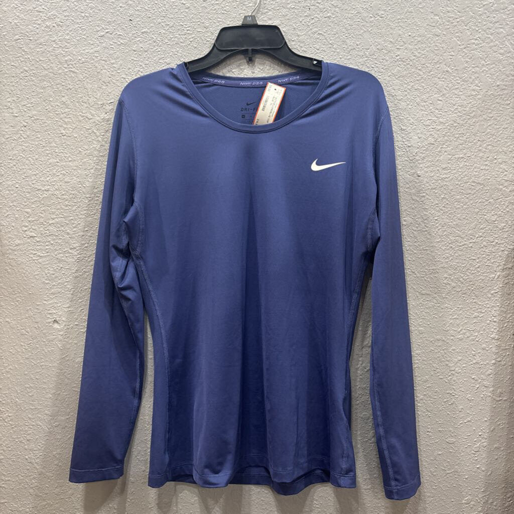 NIKE,ACTIVE LONGSLVE TOP ,BLUE ,XL