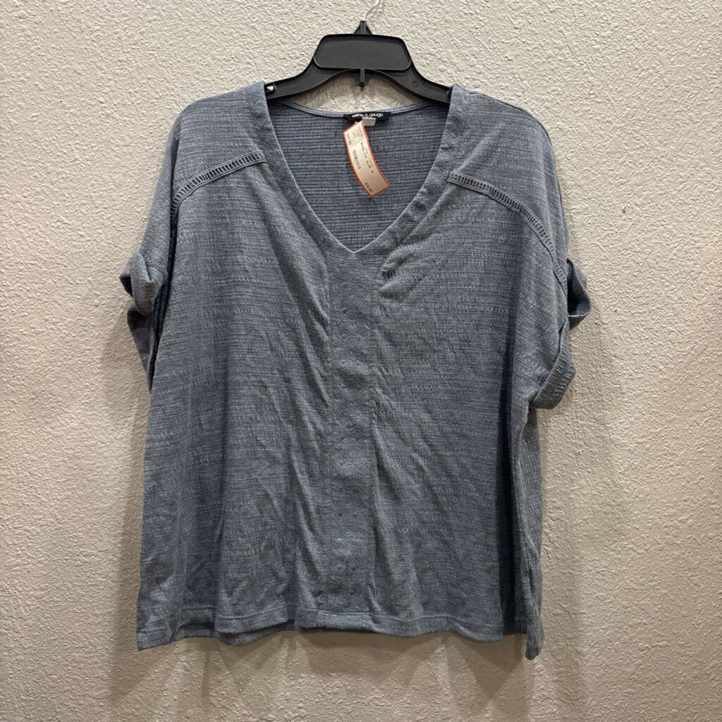 BASIC TOP ,BLUE ,1X