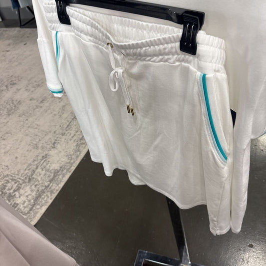 ACTIVE SKORT,WHT TEAL ,XL