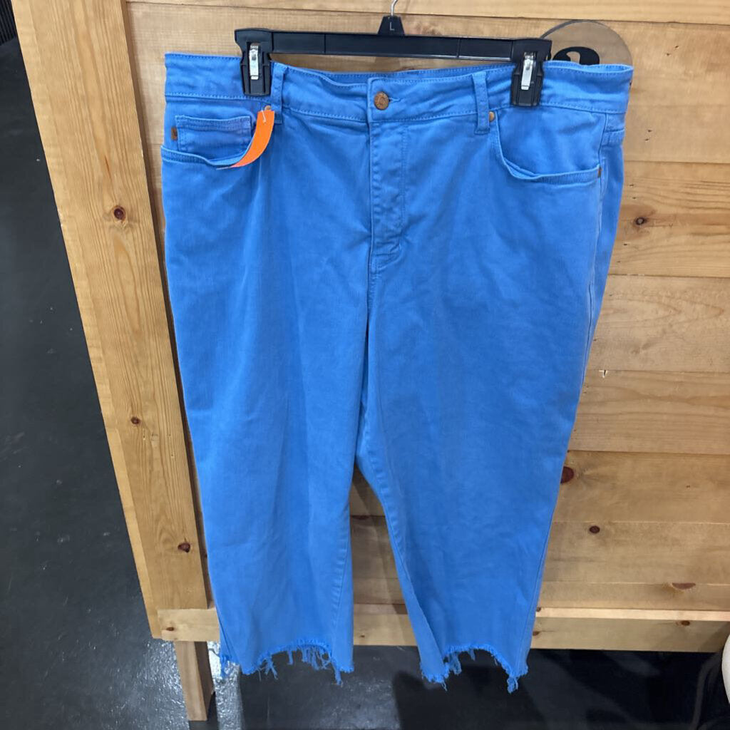 DENIM ANKLE PANT ,BLUE ,20W
