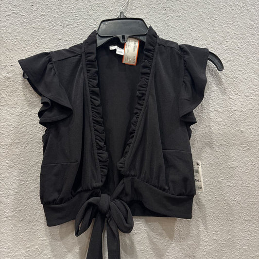 NWT TYE FRONT , BLK ,xS
