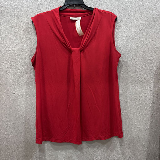 DANA BUCHMAN,BASIC TANK TOP ,RED ,L