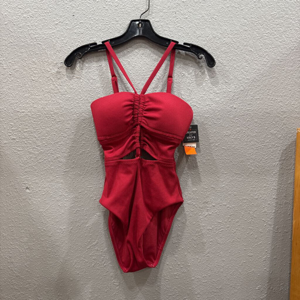 *NWT ONEPIECE SWIM ,RED ,XS