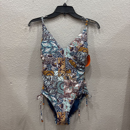 NWT ONEPIECE SWIMSUIT ,BLUE ,XS