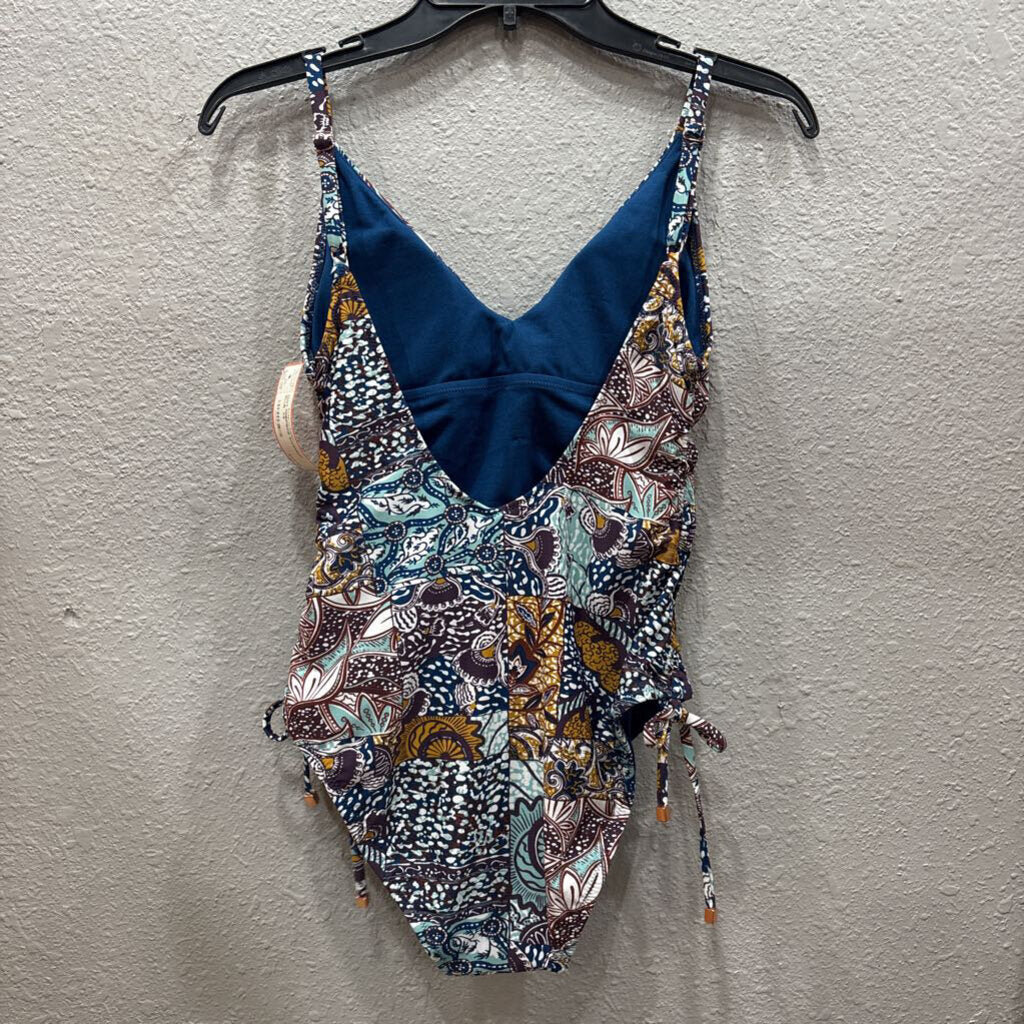 NWT ONEPIECE SWIMSUIT ,BLUE ,XS
