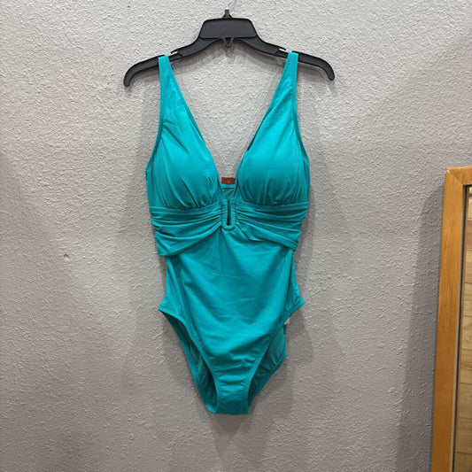 NWT ONEPIECE SWIMSUIT ,TEAL ,10