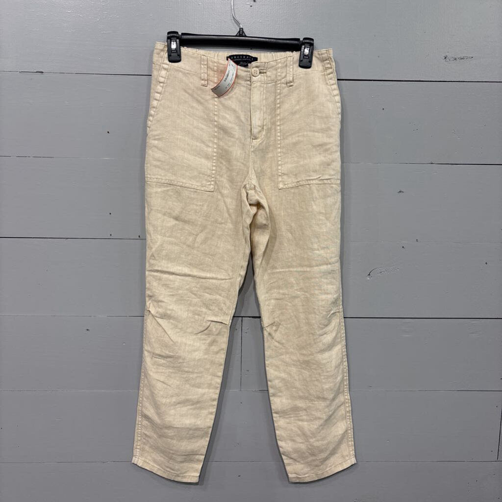 SANCTUARY,LINEN PANT ,TAN ,26