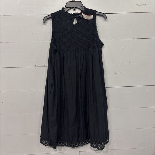 TRIBALFEMME,FLOWY TANK DRESS ,BLK ,M