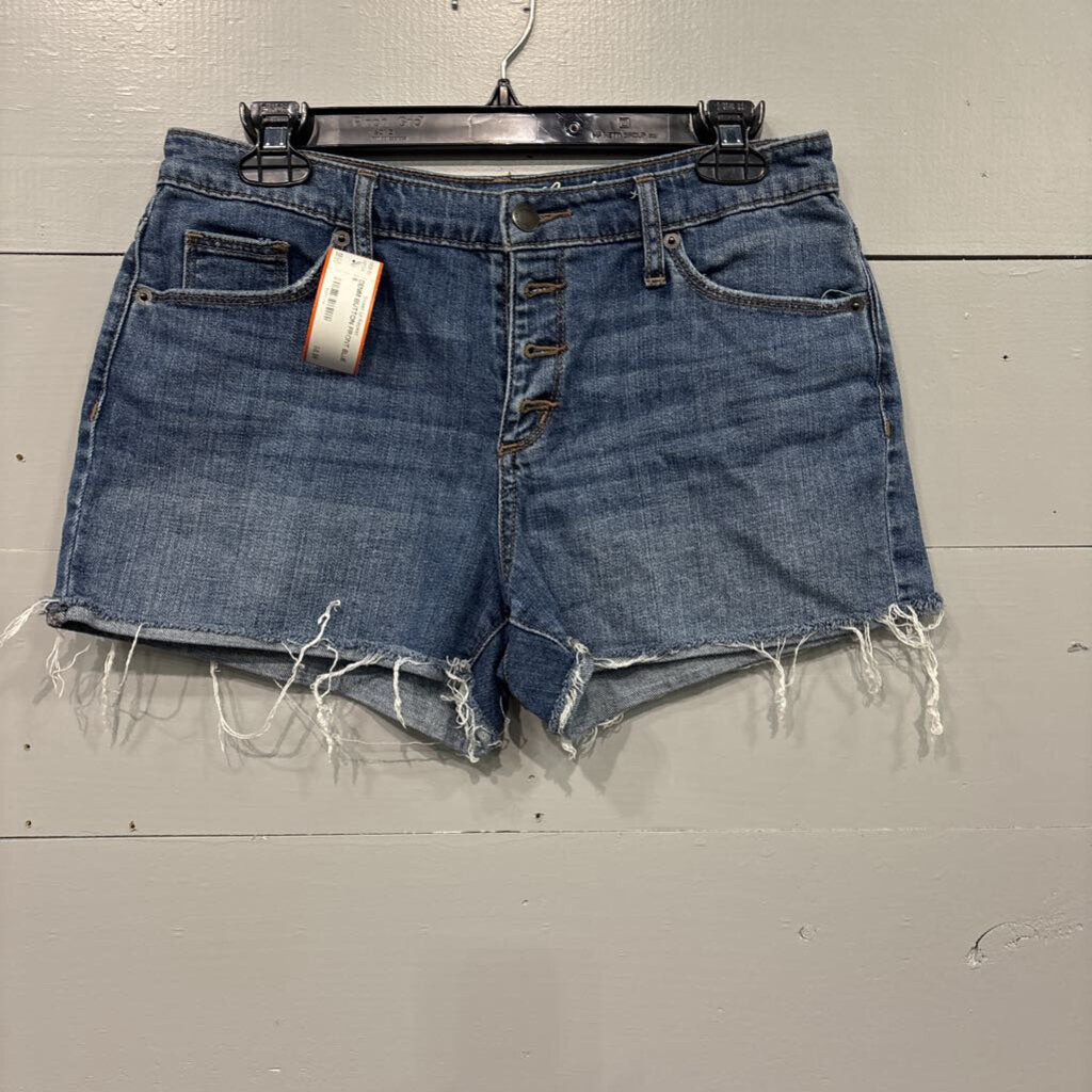 DENIM BUTTON FRONT,BLUE,6