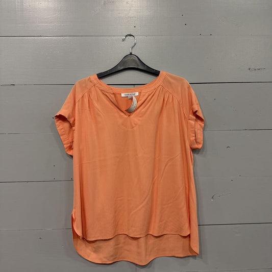 ROSE & OLIVE,VNECK TOP ,ORG ,S