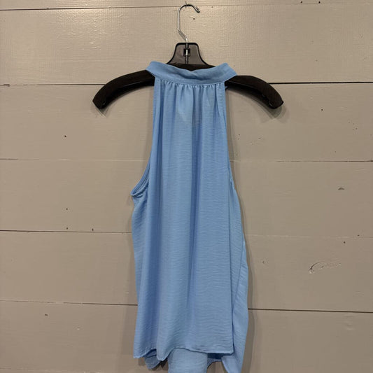 TAMARA H,SHEER TANK TOP ,BLUE,M