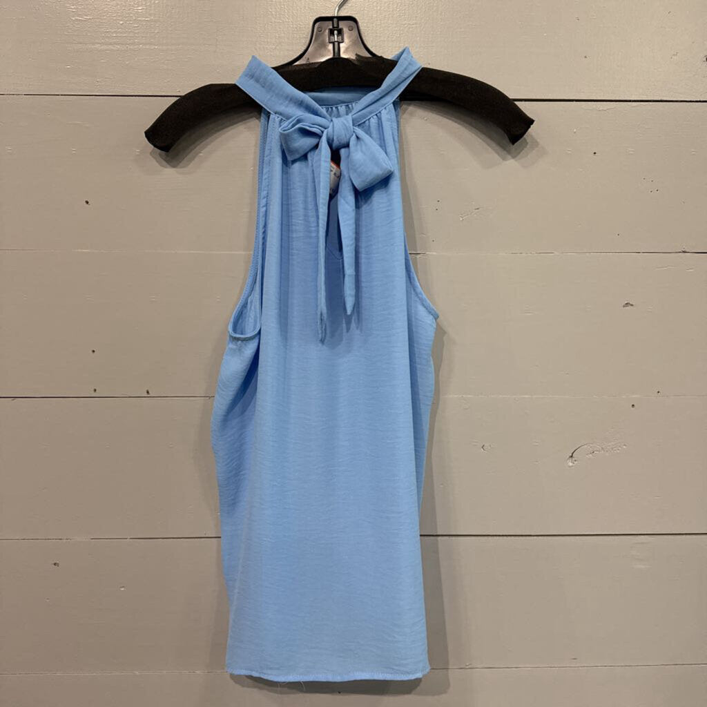 TAMARA H,SHEER TANK TOP ,BLUE,M