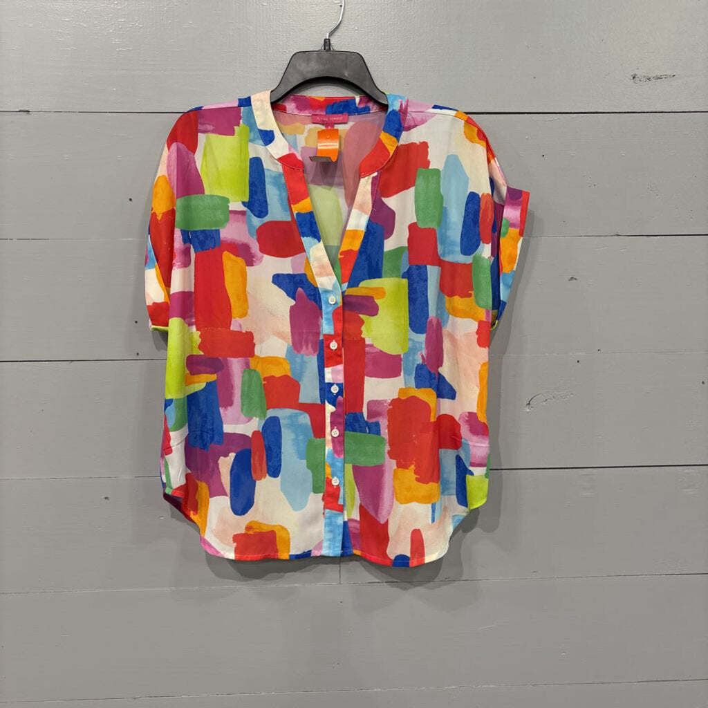 FLYING TOMATO,PATTERNED TOP ,MULTI,S