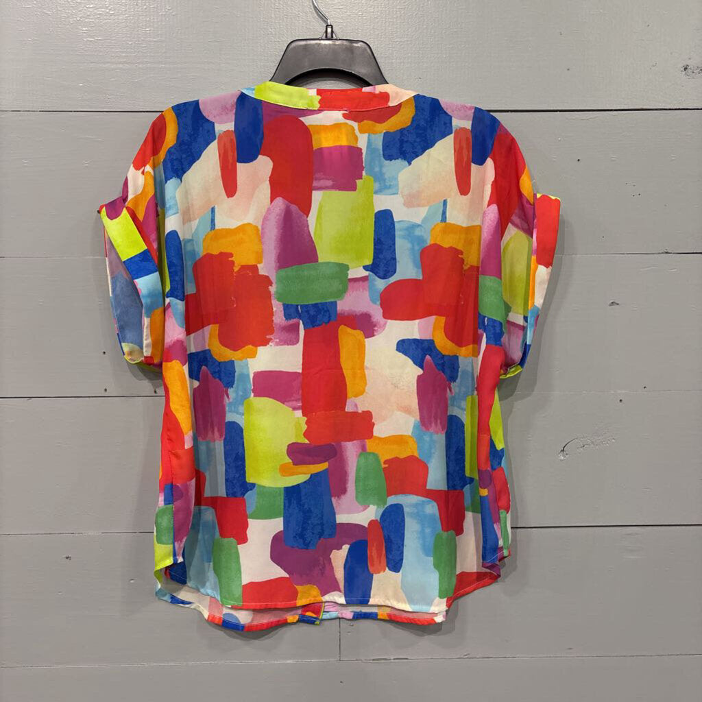 FLYING TOMATO,PATTERNED TOP ,MULTI,S