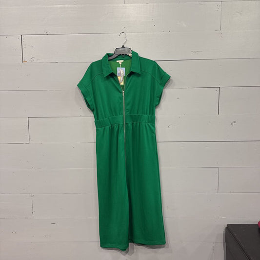 JODIFL,NWT HALF ZIP DRESS ,GRN ,M