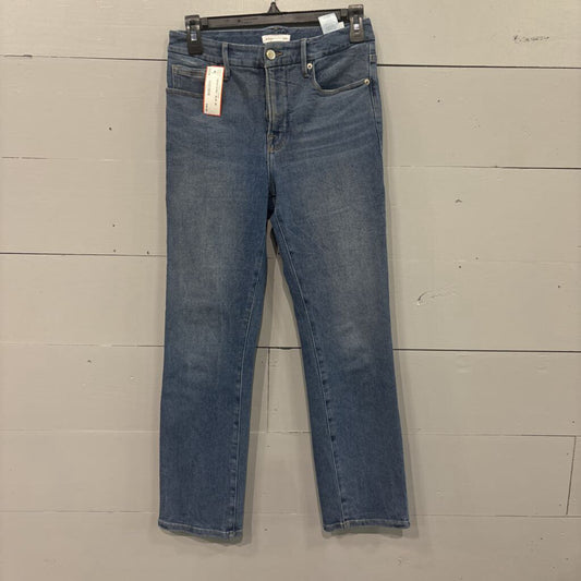 GOOD AMERICAN,DENIM SKINNY ,BLUE ,26