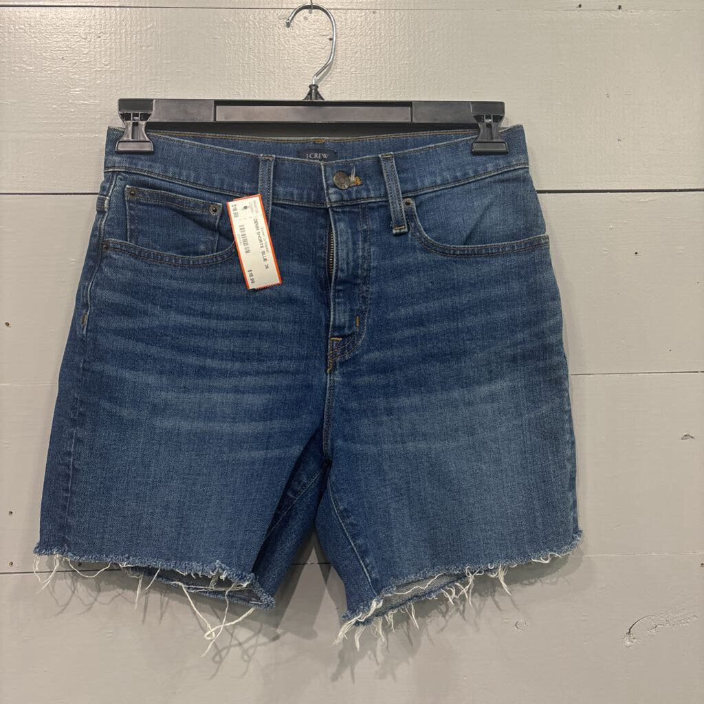 J.CREW,DENIM SHORTS ,BLUE ,26