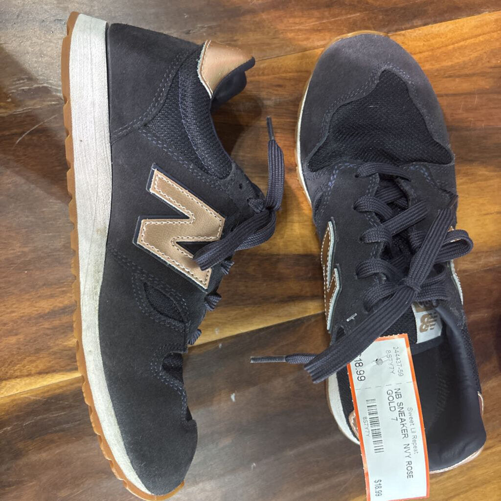 NEW BALANCE,NB SNEAKER ,NVY ROSE GOLD ,7