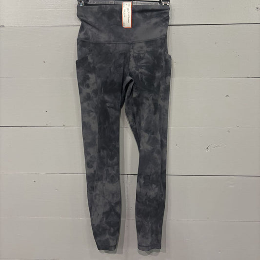LULUEMON,LULUL ACTIVE LEGGINGS ,GRY ,4