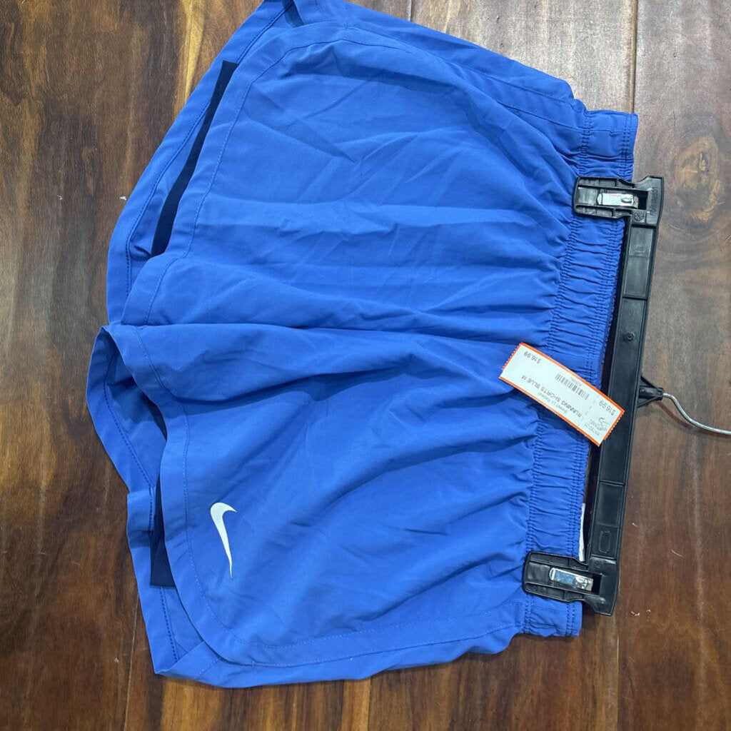 RUNNING SHORTS,BLUE,M