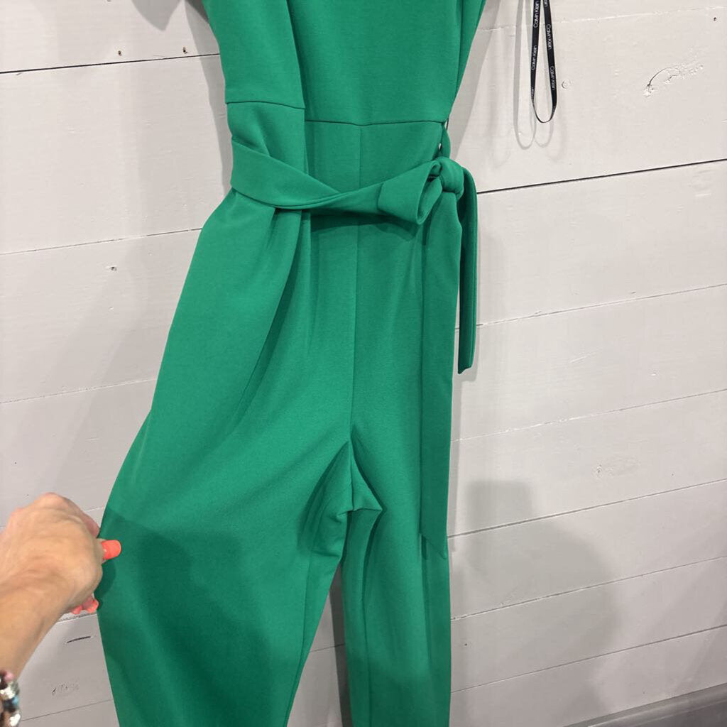 CALVEIN KLEIN,JUMPSUIT,GREEN,14