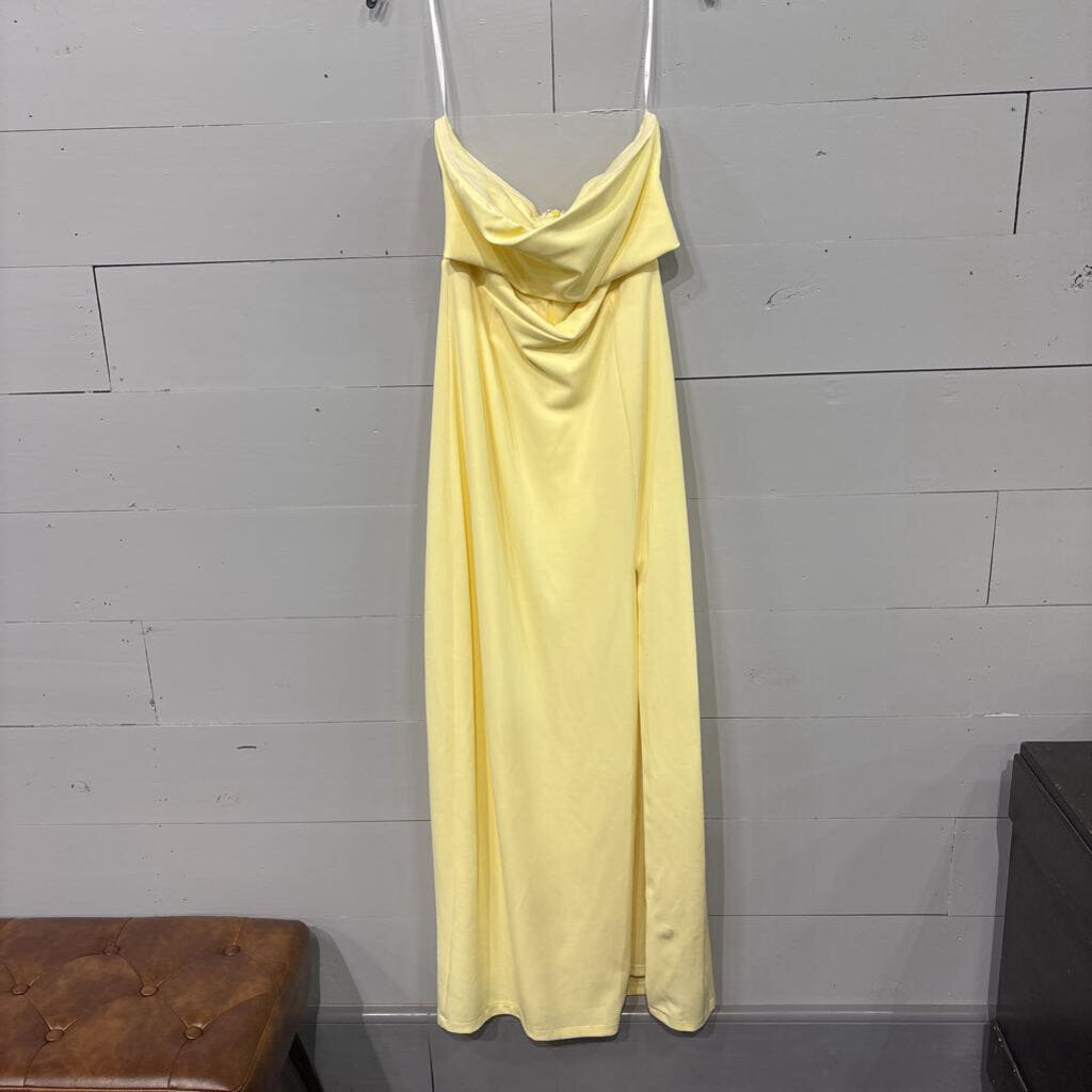 LULU'S,NWT FORMAL DRESS,YELLOW,L