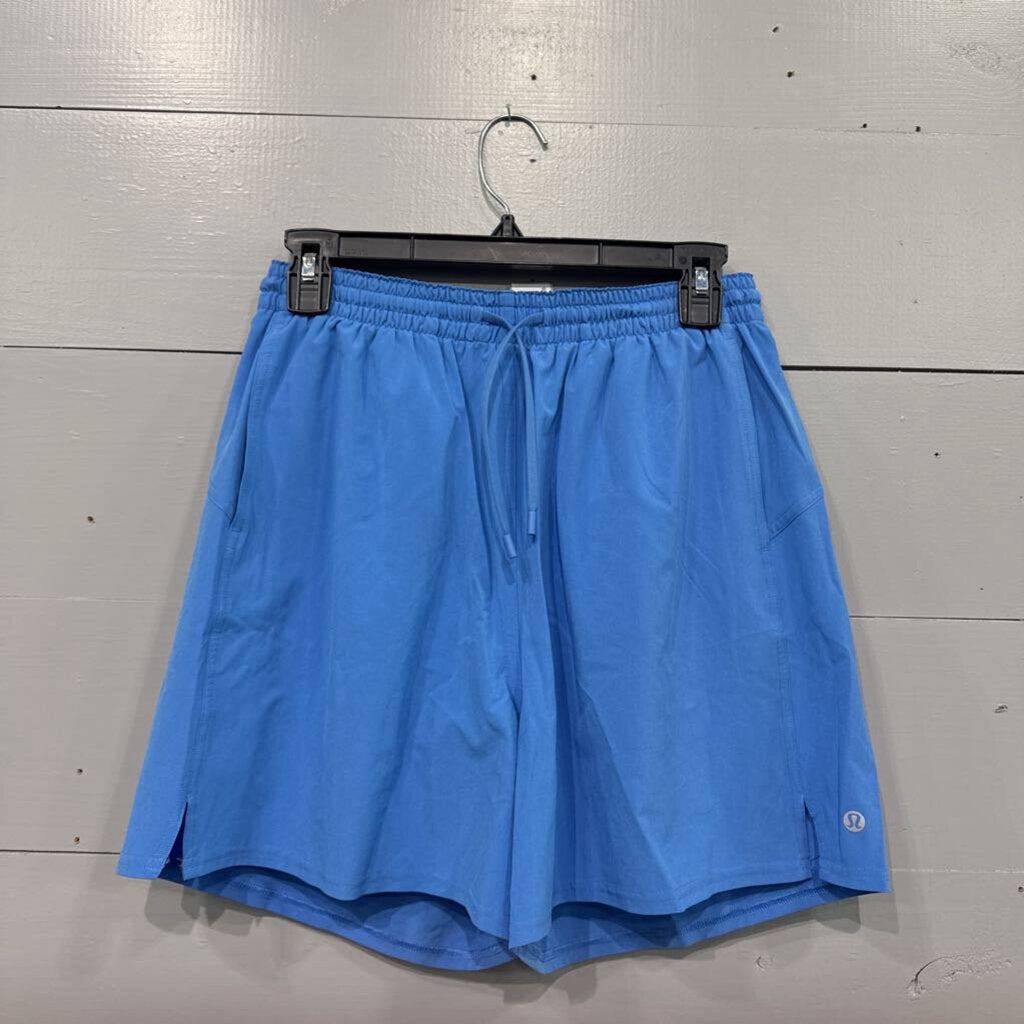 LULULEMON,LULU RUNNING SHORTS,BLUE,6