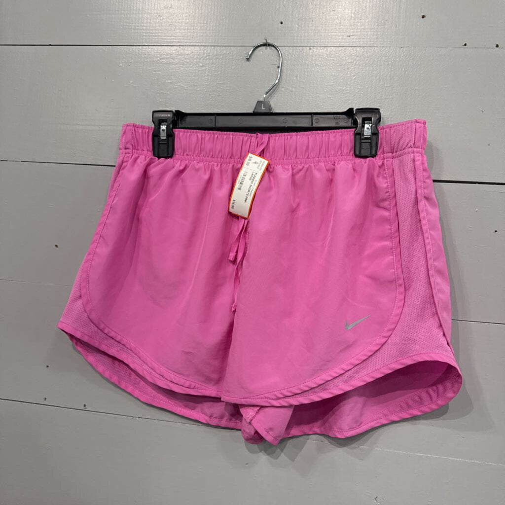 NIKE,RUNNING SHORTS,PINK,LARGE