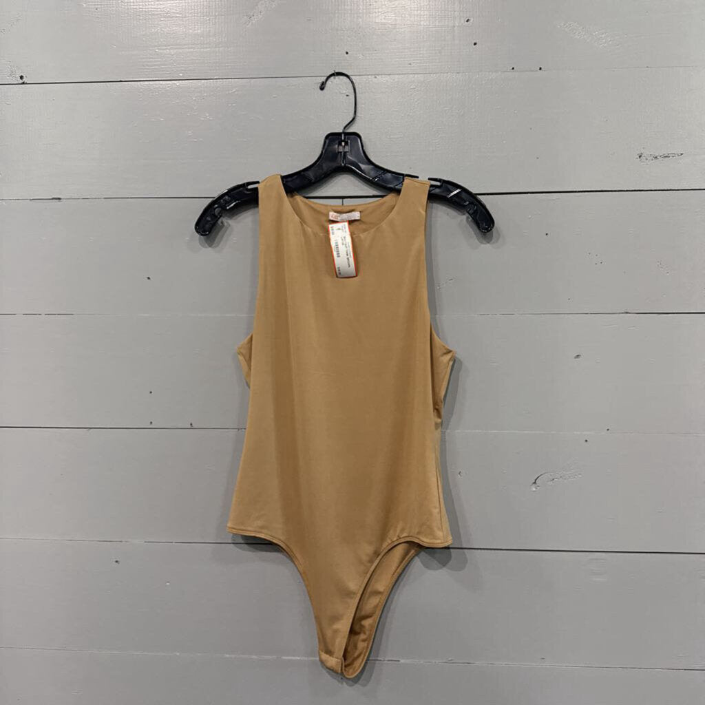 GB,BODYSUIT TANK,BROWN,LARGE