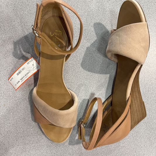 FRANCO SARTO,*WEDGE SANDEL ,BIEGE ,8.5