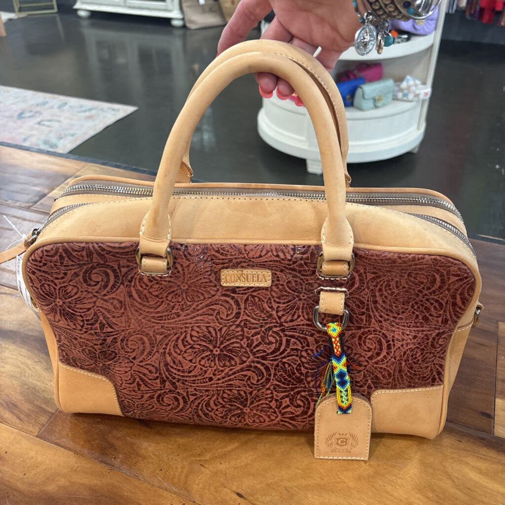 *TEXTURED HANDBAG