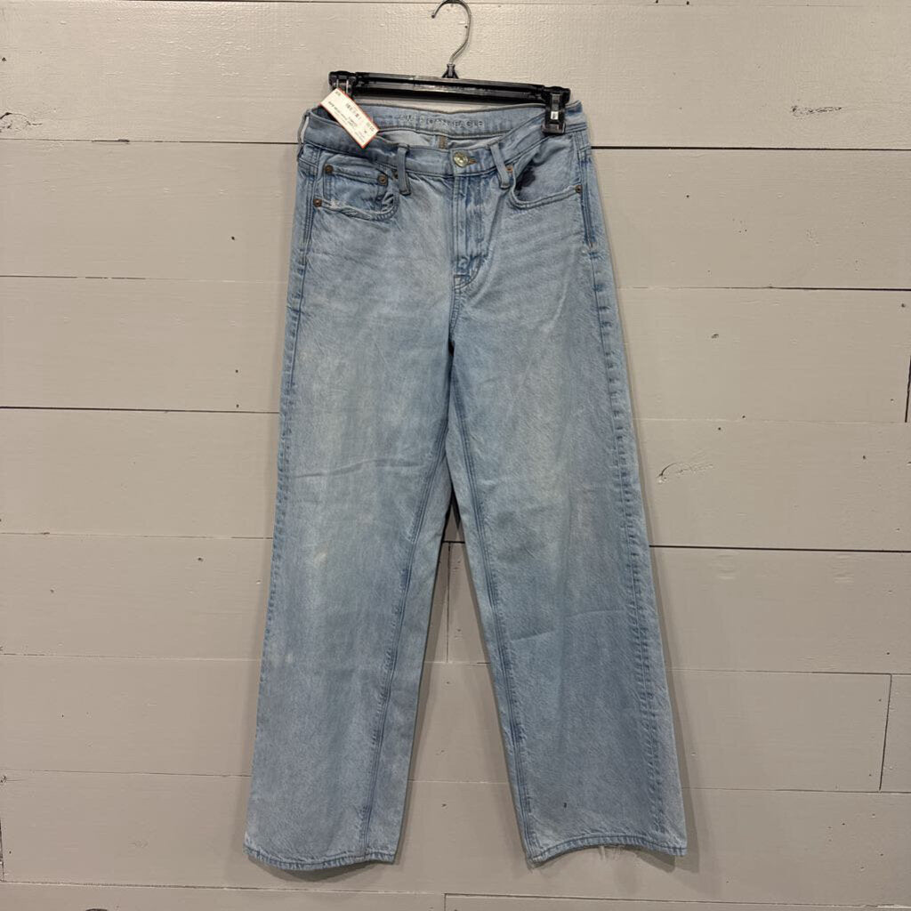 AMERICAN EAGLE,*LIGHT WASH DENIM JEANS,DENIM,6