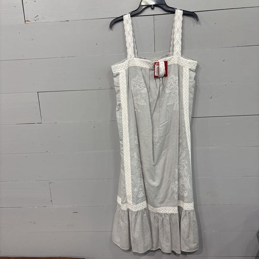 *NWT STRIPED TANK MAXI ,BLUE ,L