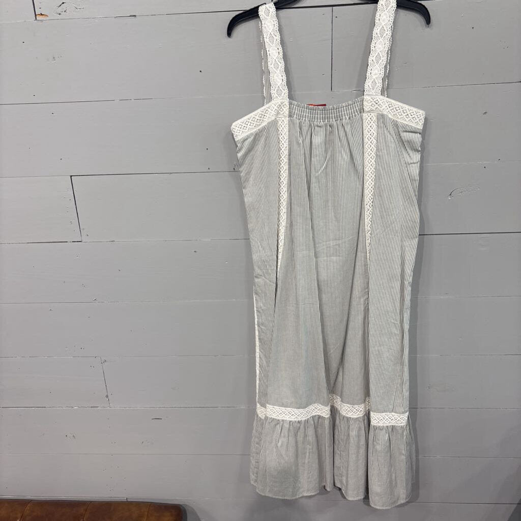 *NWT STRIPED TANK MAXI ,BLUE ,L